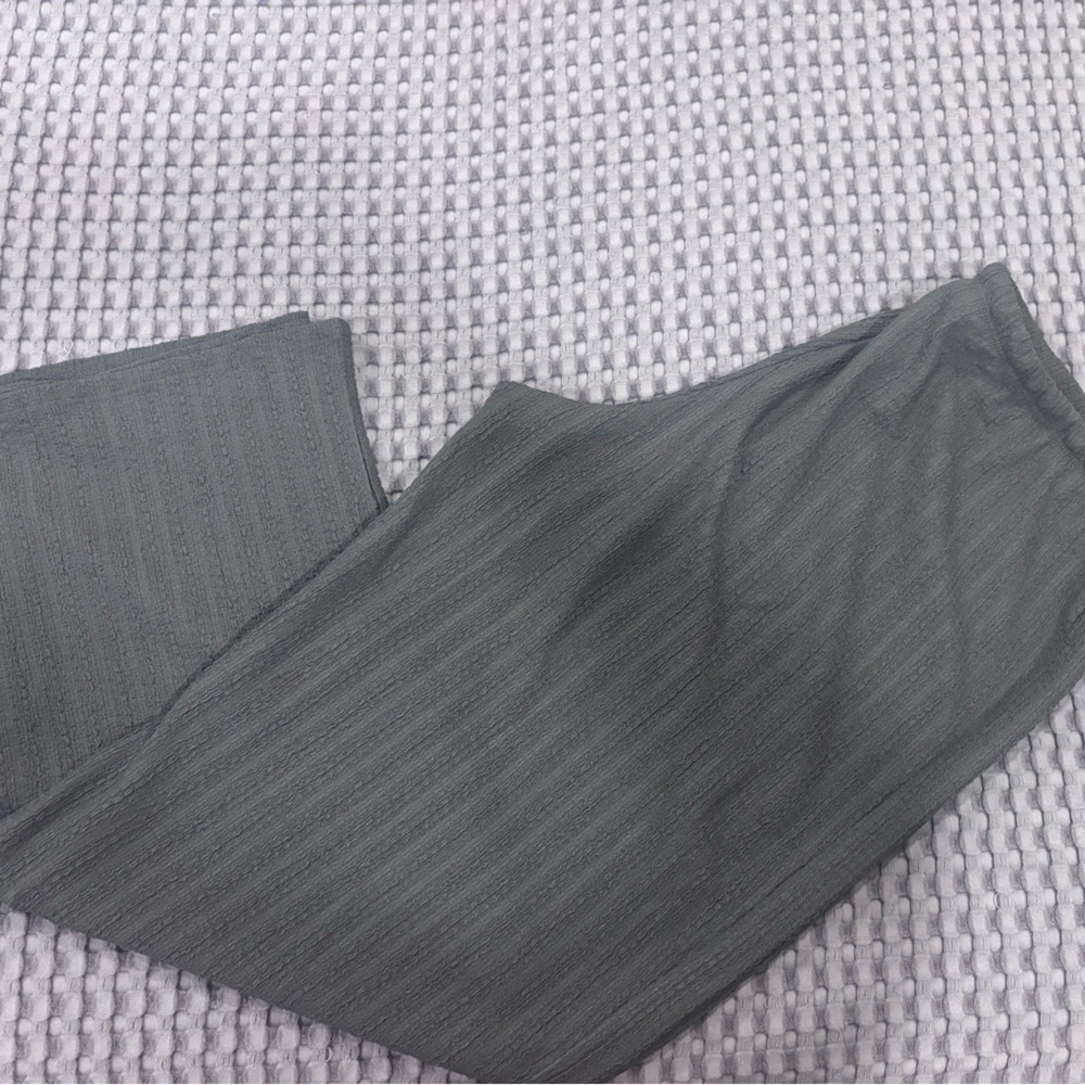 Divided Charcoal Ribbed Long Sleeve Top